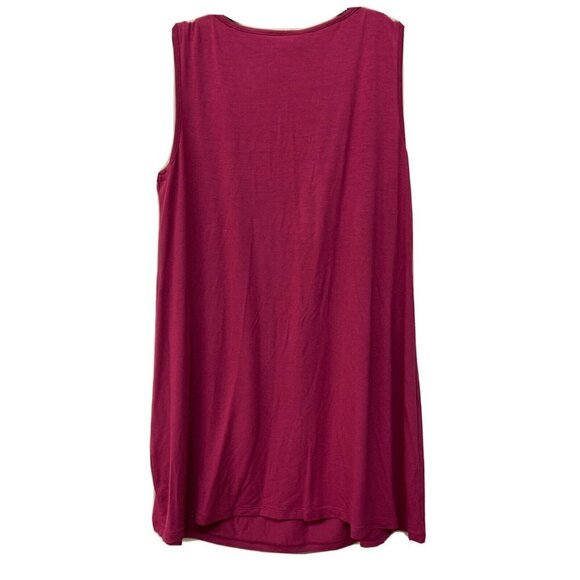 J. Jill Pink Solid Sleeveless Top Scoop Neck Stretch Blouse - Picture 2 of 4